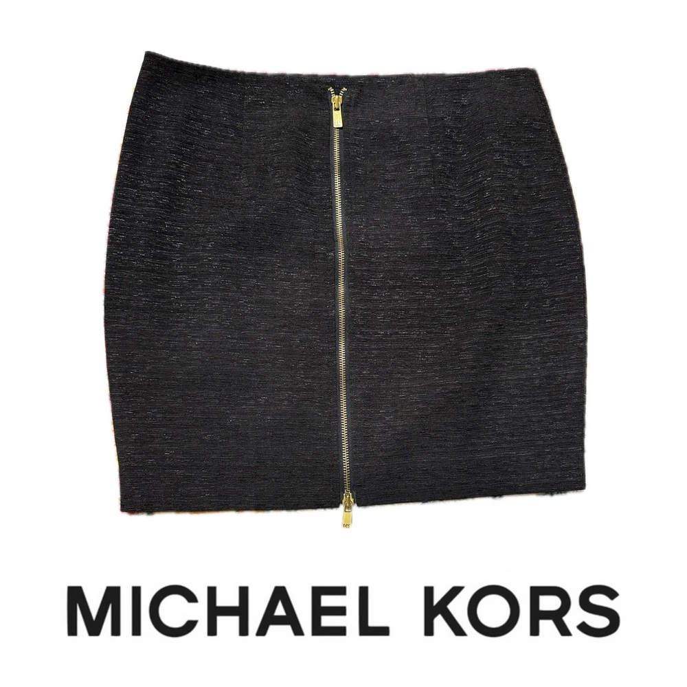Michael Kors Black textured skirt women’s size 10